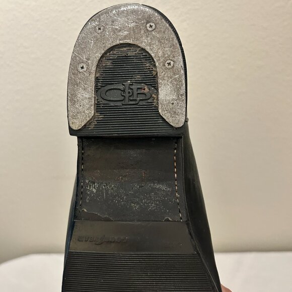 Lucchese 2000 Men’s Black Leather Cowboy Boots – Size 11 D – Western Classic - Picture 5 of 7